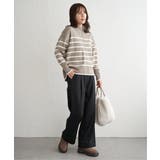 あたたかボンディングワイドパンツ | ikka  | 詳細画像11