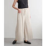 グレージュ | カットプリーツワイドパンツ【親子コーデ】 | ikka 