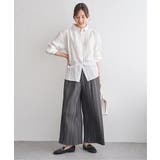 カットプリーツワイドパンツ【親子コーデ】 | ikka  | 詳細画像8 