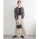 カットプリーツワイドパンツ【親子コーデ】 | ikka  | 詳細画像5 