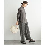 【雑誌InRed6月号掲載】さらっとプリーツワイドパンツ【親子コーデ】 | ikka  | 詳細画像9 