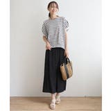 【接触冷感／親子コーデ】冷感スラブタックスカーチョ | ikka  | 詳細画像16 