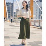 【接触冷感／親子コーデ】冷感スラブタックスカーチョ | ikka  | 詳細画像3 