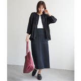 GOKU楽Iラインタイトスカート | ikka  | 詳細画像12 