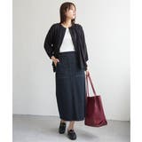 GOKU楽Iラインタイトスカート | ikka  | 詳細画像13 