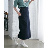 GOKU楽Iラインタイトスカート | ikka  | 詳細画像3 