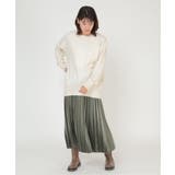 ベロアプリーツスカート | ikka  | 詳細画像15 