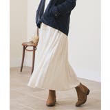 ベロアプリーツスカート | ikka  | 詳細画像1 