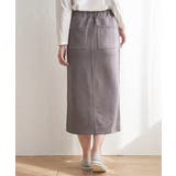 カットスエードタイトスカート | ikka  | 詳細画像9 