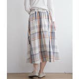 ビッグチェックスカート | ikka  | 詳細画像13 