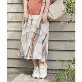 ビッグチェックスカート | ikka  | 詳細画像3 