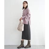 GOKU楽フェイクスエードスカート | ikka  | 詳細画像17 