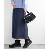 ブルーケイ | ボンディングロングスカート | ikka 