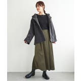 ベロアツイルラップ風スカーチョ | ikka  | 詳細画像13 