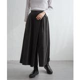 ベロアツイルラップ風スカーチョ | ikka  | 詳細画像14 