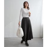 ベロアツイルラップ風スカーチョ | ikka  | 詳細画像16 