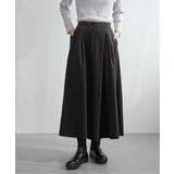 チャコール | ベロアツイルラップ風スカーチョ | ikka 