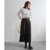 ベロアツイルラップ風スカーチョ | ikka  | 詳細画像17 