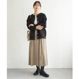 ベロアツイルラップ風スカーチョ | ikka  | 詳細画像26 