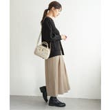 ベロアツイルラップ風スカーチョ | ikka  | 詳細画像27 