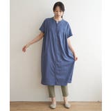 レーヨン麻 半袖2WAYワンピース | ikka  | 詳細画像7 