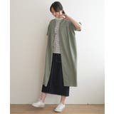 レーヨン麻 半袖2WAYワンピース | ikka  | 詳細画像14 