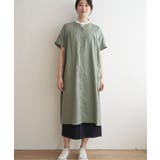レーヨン麻 半袖2WAYワンピース | ikka  | 詳細画像17 
