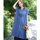 レーヨン麻 半袖2WAYワンピース | ikka  | 詳細画像2 