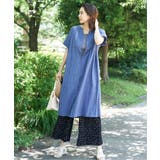 レーヨン麻 半袖2WAYワンピース | ikka  | 詳細画像4 