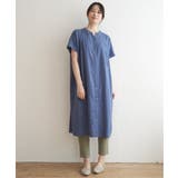 レーヨン麻 半袖2WAYワンピース | ikka  | 詳細画像5 