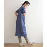 レーヨン麻 半袖2WAYワンピース | ikka  | 詳細画像6 