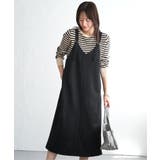 ブラック | 【親子コーデ】前後2WAYバックル付きジャンパースカート | ikka 