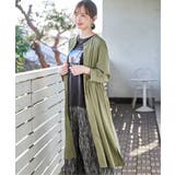 バンドカラーウエストドロストワンピース | ikka  | 詳細画像2 