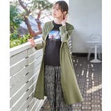 バンドカラーウエストドロストワンピース | ikka  | 詳細画像3 