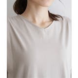 異素材配色切り替えワンピース | ikka  | 詳細画像13 