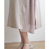 異素材配色切り替えワンピース | ikka  | 詳細画像16 