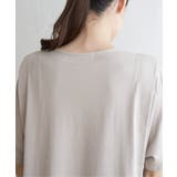 異素材配色切り替えワンピース | ikka  | 詳細画像17 