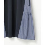 【親子コーデ】異素材切り替えサイドリボンワンピース | ikka  | 詳細画像13