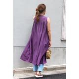 パープル | ノースリシャツワンピース | ikka 