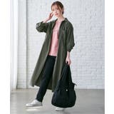 コットンスキッパーシャツワンピース | ikka  | 詳細画像7 