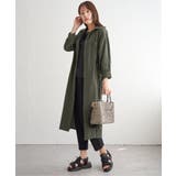 コットンスキッパーシャツワンピース | ikka  | 詳細画像8 