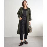 コットンスキッパーシャツワンピース | ikka  | 詳細画像9 