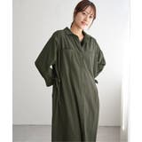 コットンスキッパーシャツワンピース | ikka  | 詳細画像10 