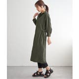 コットンスキッパーシャツワンピース | ikka  | 詳細画像13 