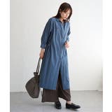 コットンスキッパーシャツワンピース | ikka  | 詳細画像16 