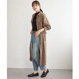 コットンスキッパーシャツワンピース | ikka  | 詳細画像18 