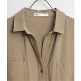 コットンスキッパーシャツワンピース | ikka  | 詳細画像23 