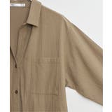 コットンスキッパーシャツワンピース | ikka  | 詳細画像25 