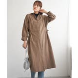 コーヒー | コットンスキッパーシャツワンピース | ikka 