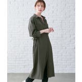 コットンスキッパーシャツワンピース | ikka  | 詳細画像1 